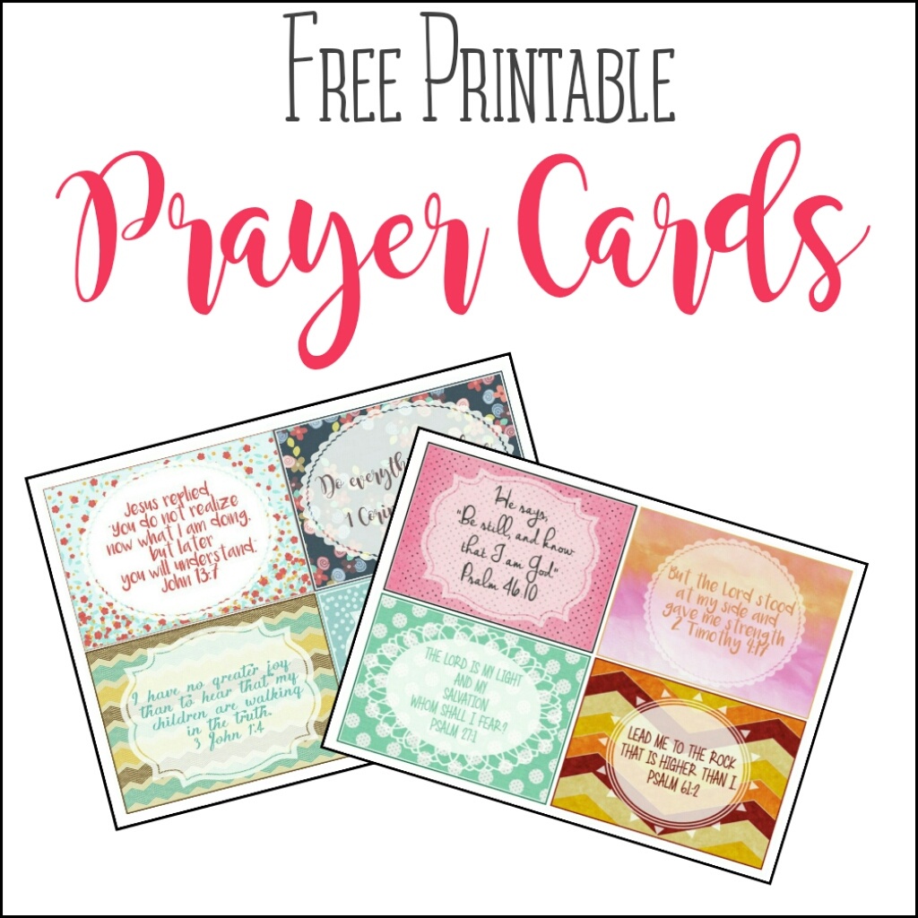 Printable Prayer Cards