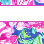 Free Printable Preppy Lilly Pulitzer Binder Covers | College Student   Free Printable School Binder Covers