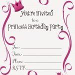 Free Printable Princess Birthday Party Invitations | Printables   Free Princess Printable Invitations