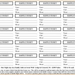 Free Printable Raffle Ticket Template 2 8+ Free Printable Raffle   Free Printable Diaper Raffle Tickets Black And White
