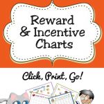 Free Printable Reward & Incentive Charts For Teachers & Students   Free Printable Incentive Charts For Students