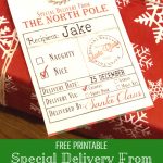 Free Printable Santa Gift Tags | Kids Christmas | Christmas Gift   Free Printable Santa Gift Tags