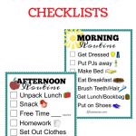 Free Printable School Routine Checklists | Printables | School   Get Out Of Homework Free Pass Printable