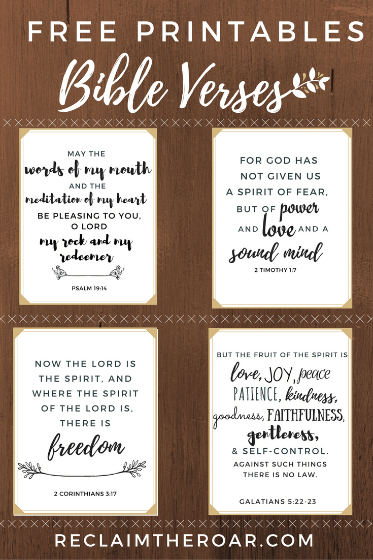 Free Printable Scriptures | Words | Printable Bible Verses, Bible - Free Printable Bible Verses