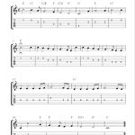 Free Printable Sheet Music: Joy To The World, Free Christmas Guitar   Free Printable Guitar Tabs For Beginners