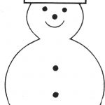 Free Printable Snowman Template | Teaching Ideas | Felt Christmas   Free Printable Snowman Patterns