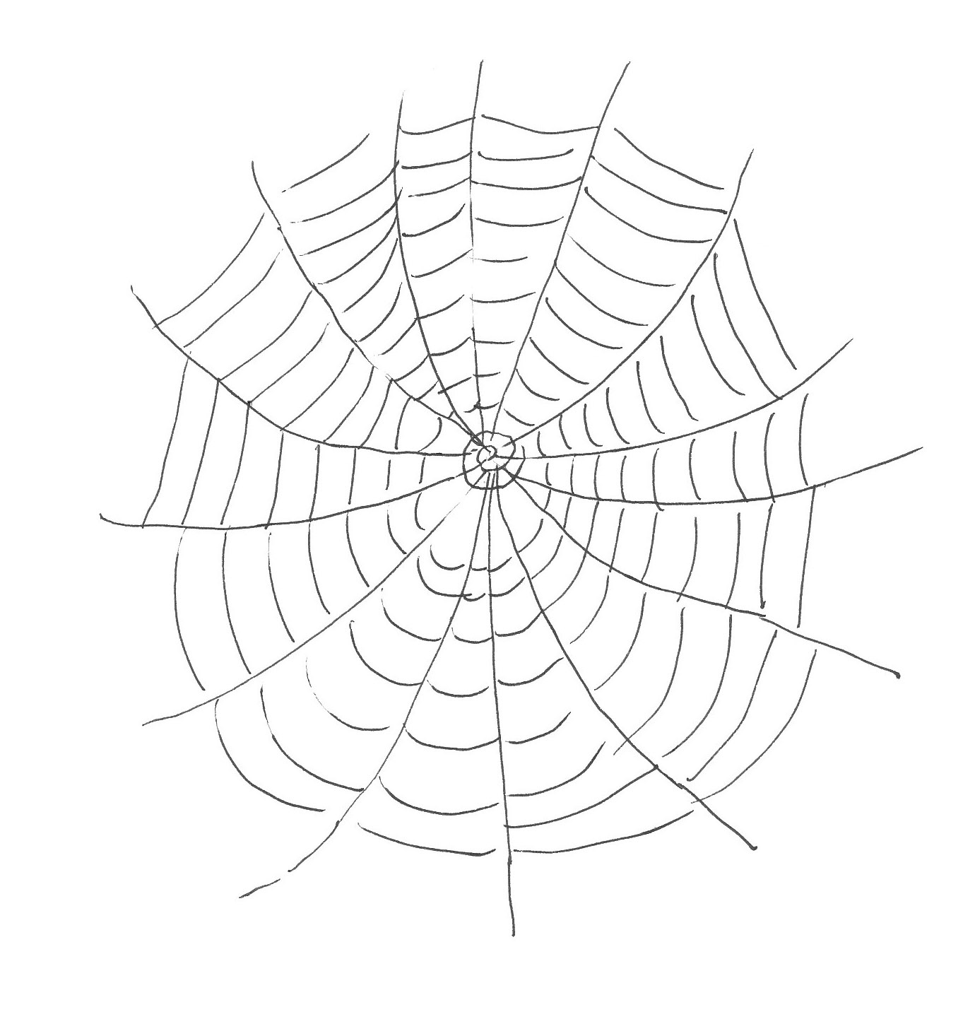Free Printable Spider Web Coloring Pages For Kids - Spider Web Stencil Free Printable