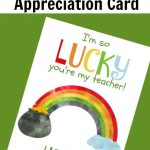 Free Printable St. Patrick's Day Teacher Appreciation Card | No   Free Printable St Patrick&#039;s Day Card