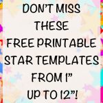 Free Printable Star Templates   The Artisan Life   Free Printable Stars