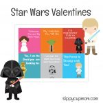 Free Printable Star Wars Valentine's Day Cards   Sippy Cup Mom   Star Wars Printable Cards Free