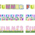 Free Printable Summer Clip Art | Summer Fun Free Scrapbook Printable   Free Printable Summer Clip Art