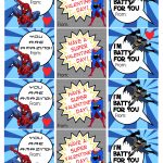 Free Printable} Superhero Valentine's Day Tags: Batman, Superman   Free Printable Superman Valentine Cards