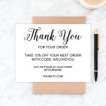 Free Printable Thank You Cards For Business   Chicfetti   Free Printable Thank You