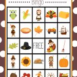 Free Printable Thanksgiving Bingo Game | Craft Time | Thanksgiving   Free Printable Thanksgiving Images