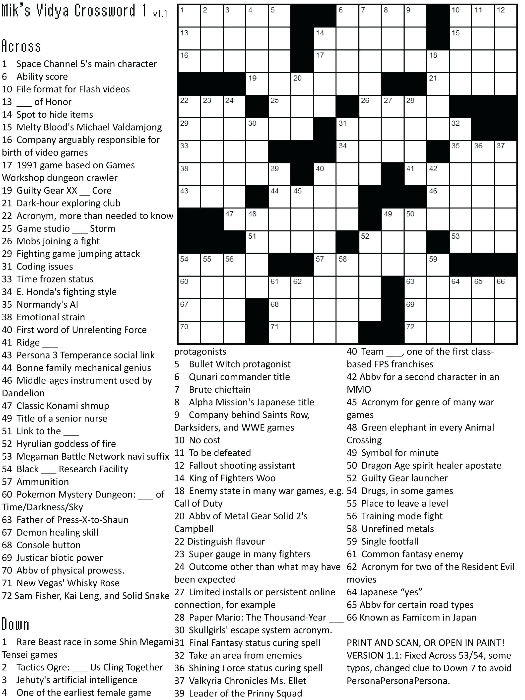 Free Printable Themed Crossword Puzzles – Myheartbeats.club - Free Printable Crosswords