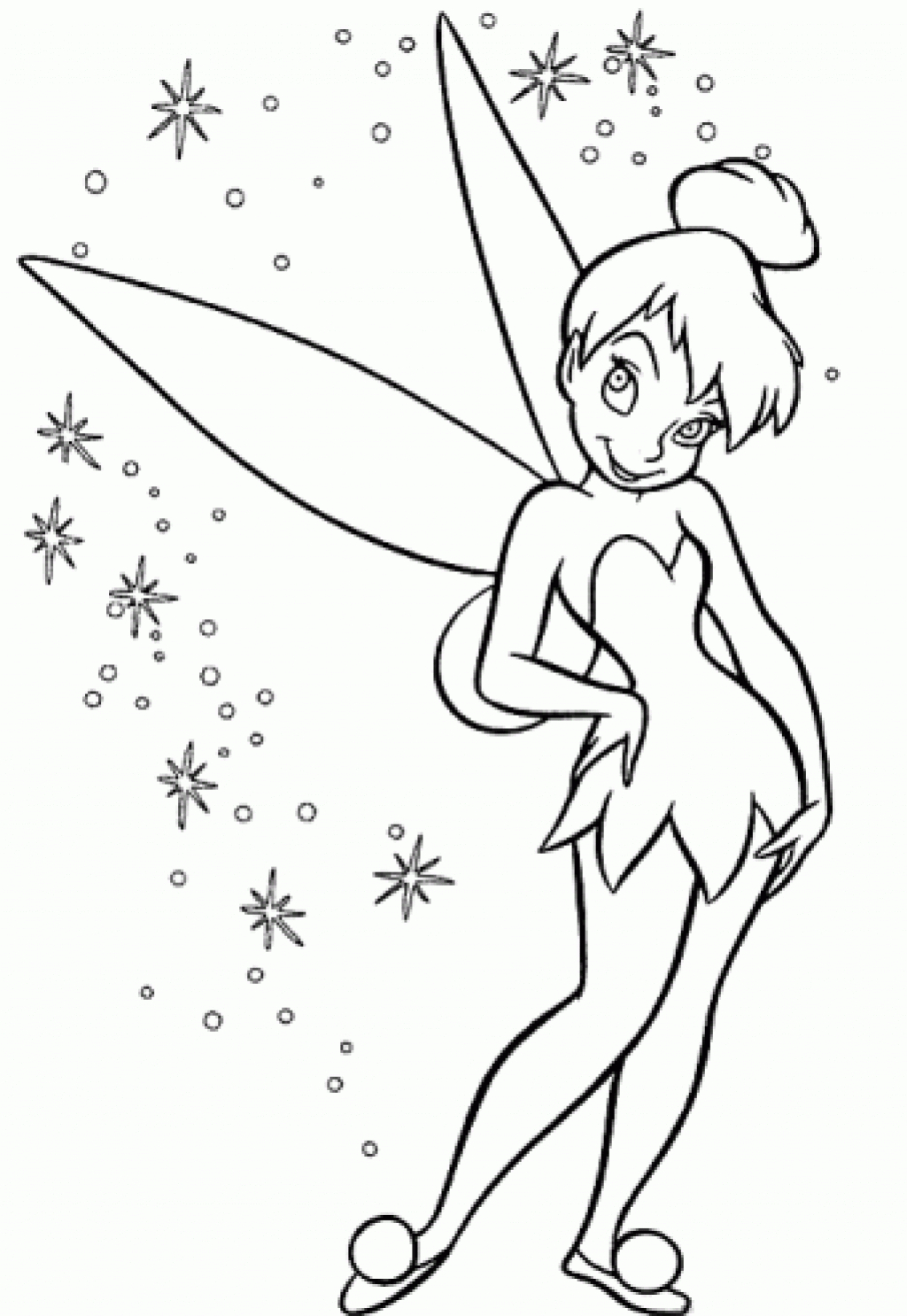 Free Printable Tinkerbell Coloring Pages For Kids | Christmas - Tinkerbell Coloring Pages Printable Free