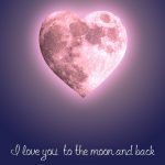 Free #printable 'to The Moon And Back' #love Greeting Card | Free   Free Printable Love Greeting Cards