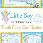 Free Printable Tooth Fairy Certificates | Fabnfree // Freebie Group   Free Printable First Lost Tooth Certificate