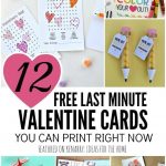 Free Printable Valentines: 12 Last Minute Cards You Can Print Now   Free Printable Valentines For Kids