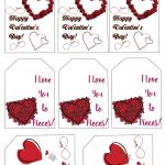 Free Printable Valentine's Day Gift Tags: Multiple Designs & Sizes   Free Printable Valentines Day Tags