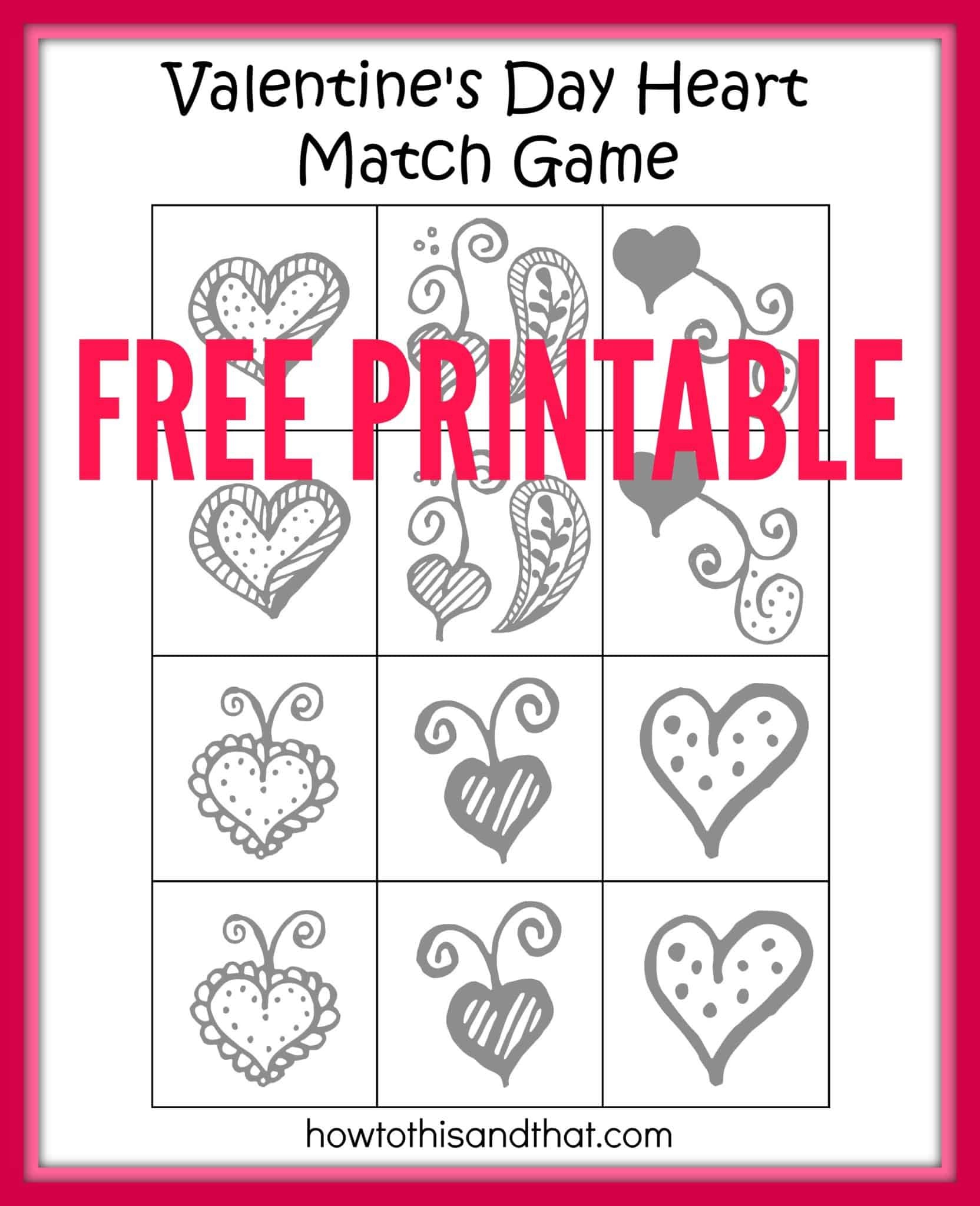 Free Printable Valentine Games For Adults Free Printable