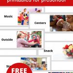 Free Printable Visual Schedule For Preschool | Tes Teacher Tools For   Free Printable Visual Schedule For Preschool