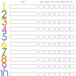 Free Printable Weekly Chore Charts   Free Printable Kids To Do List