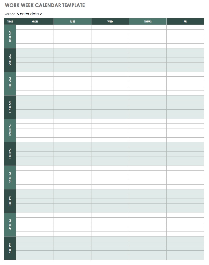 Free Printable Weekly T Calendar Daily Pages | Smorad - Free Printable Appointment Sheets