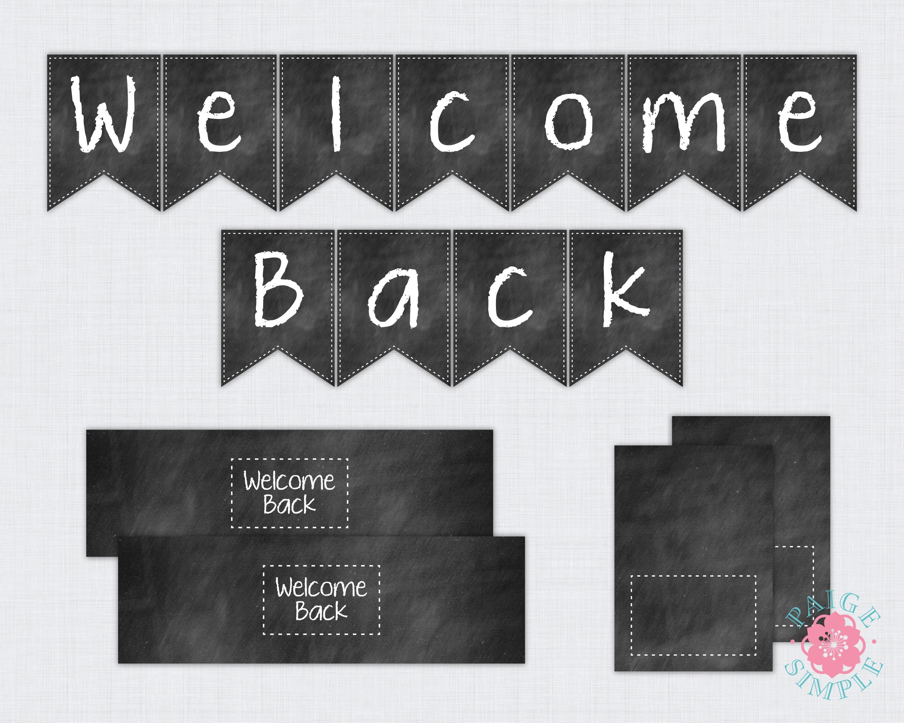 Free Printable Welcome Back To School Banner | Bulletin Boards - Welcome Back Banner Printable Free