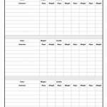 Free Printable Workout Logs: 3 Designs | Work Out Logs | Workout Log   Free Printable Fitness Log