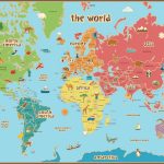 Free Printable World Map For Kids Maps And | Gary's Scattered Mind   Free Printable Custom Maps