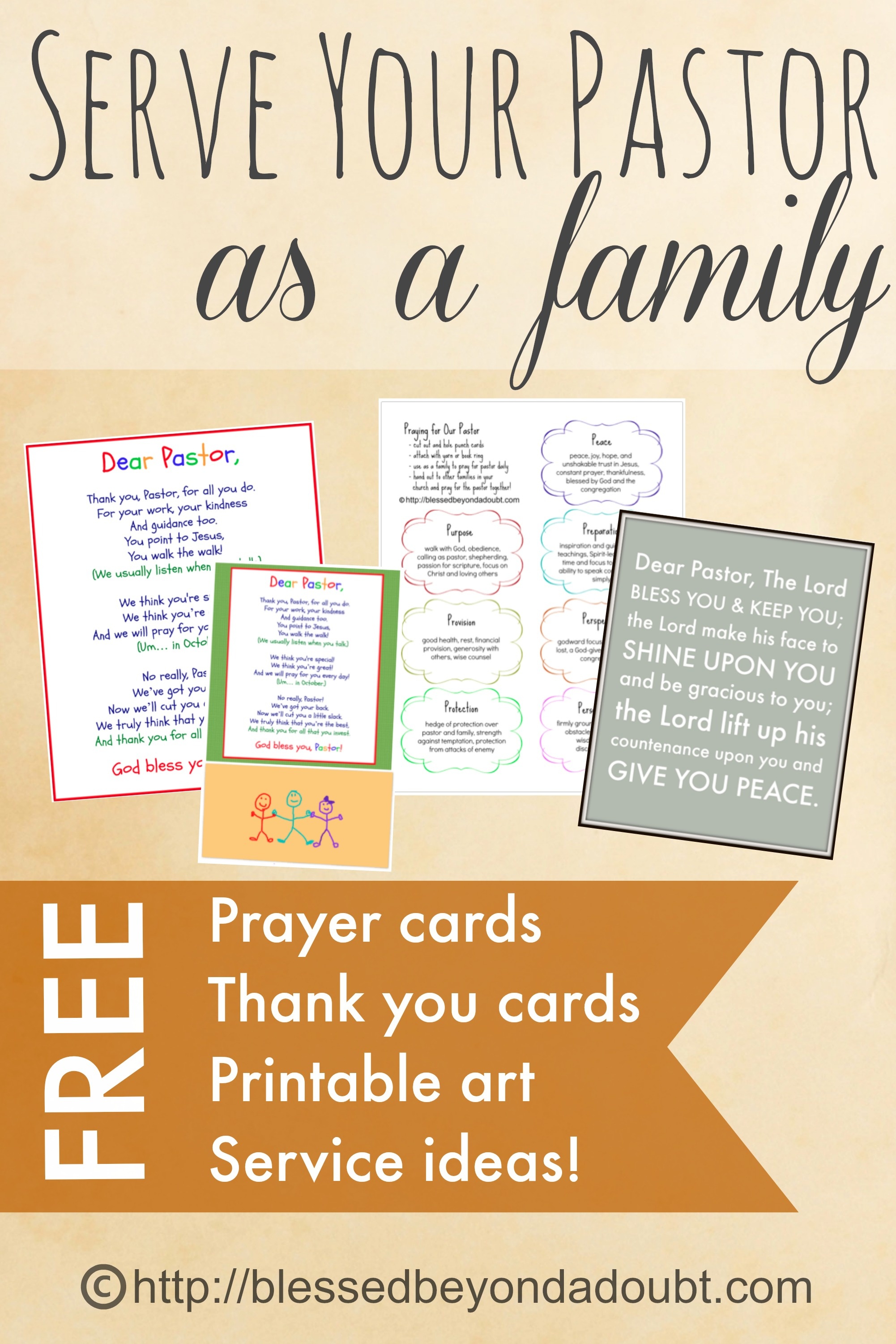 Free Printables And Fun Ideas For Serving Your Pastor - Pastor Appreciation Cards Free Printable