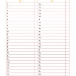 Free Printables: Documents Updated | The Nesting Effect   Free Printable Numbered List