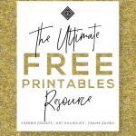 Free Printables • Free Wall Art Roundups • Little Gold Pixel   Free Printable Images