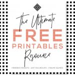 Free Printables • Free Wall Art Roundups • Little Gold Pixel   Free Printable Wall Art