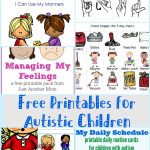 Free Printables For Autistic Children And Their Families Or Caregivers   Free Printable Social Skills Stories For Children