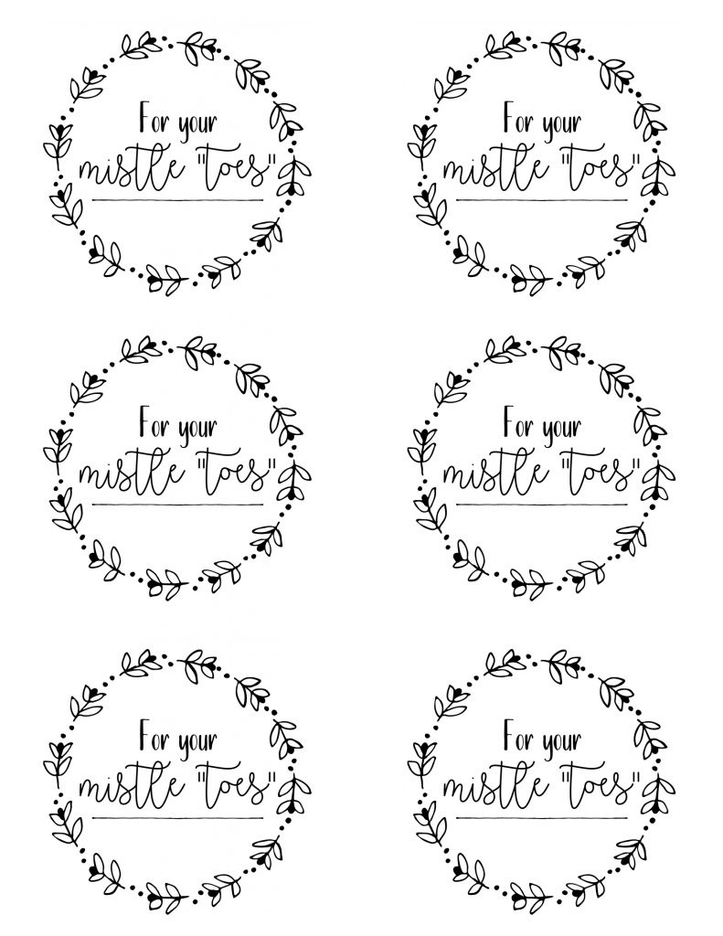 Free Printables For Friends, Neighbors, Teachersetc Christmas - Christmas Gift Tags Free Printable Black And White