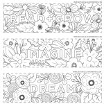 Free Printables} Read + Grow Coloring Bookmarks For Back To School   Free Printable Back To School Bookmarks