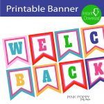 Free Printables} Welcome Back Banner | Edukacja | Edukacja   Free Printable Welcome Back Signs For Work