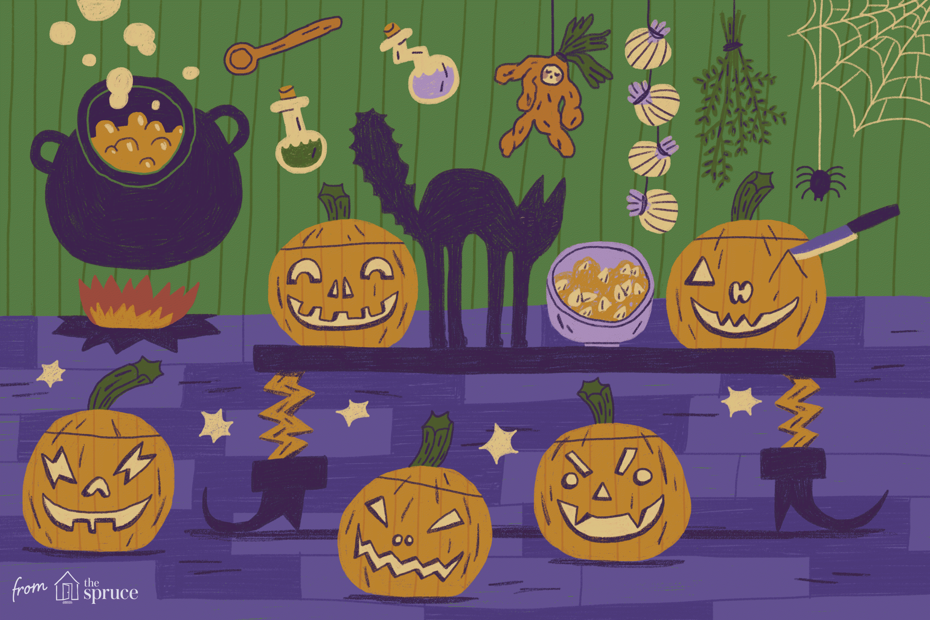Free Pumpkin Carving Patterns And Templates For Halloween - Free Online Pumpkin Carving Patterns Printable