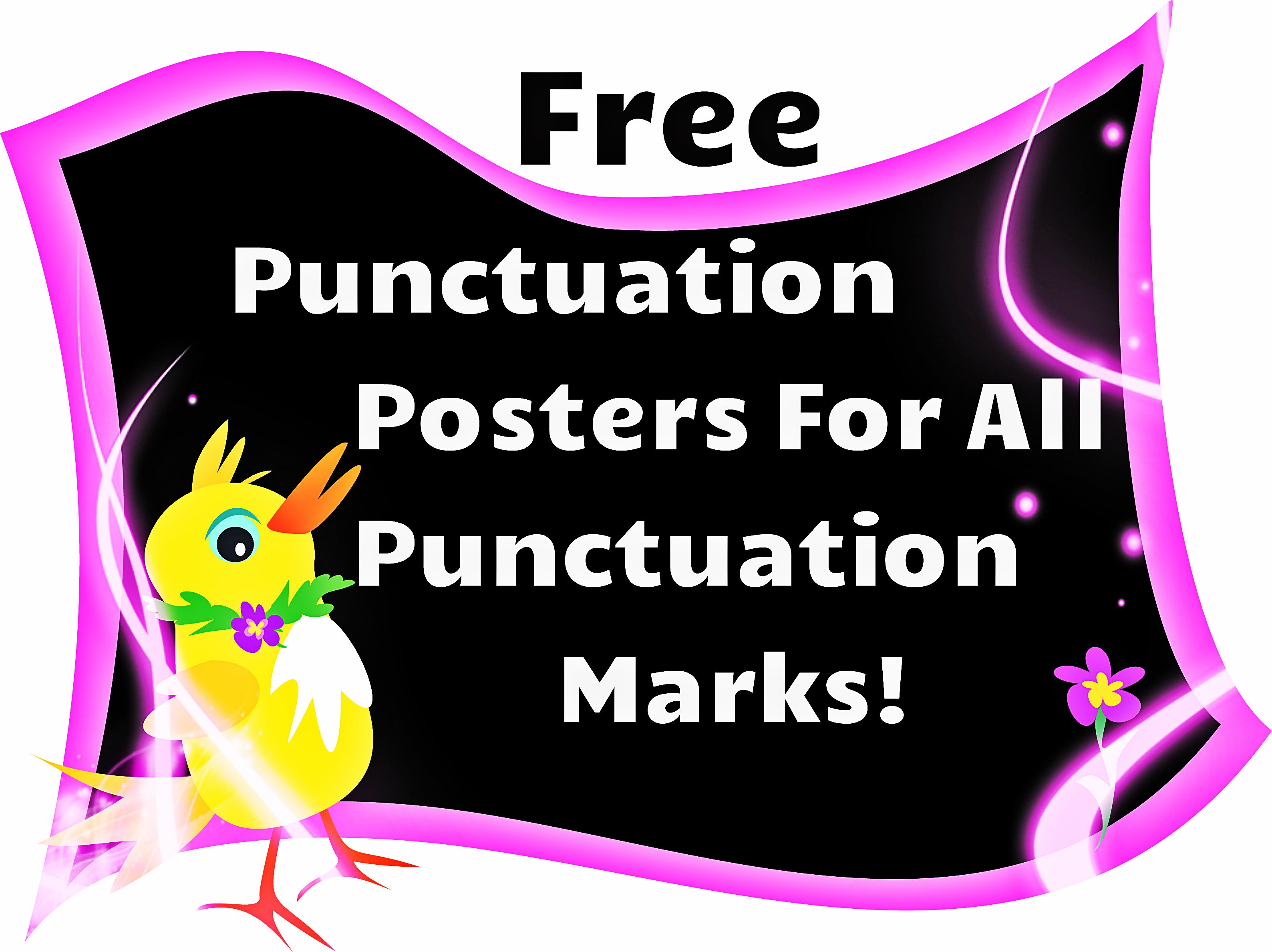 Free Punctuation Posters | Punctuation Posters Free | Readyteacher - Punctuation Posters Printable Free