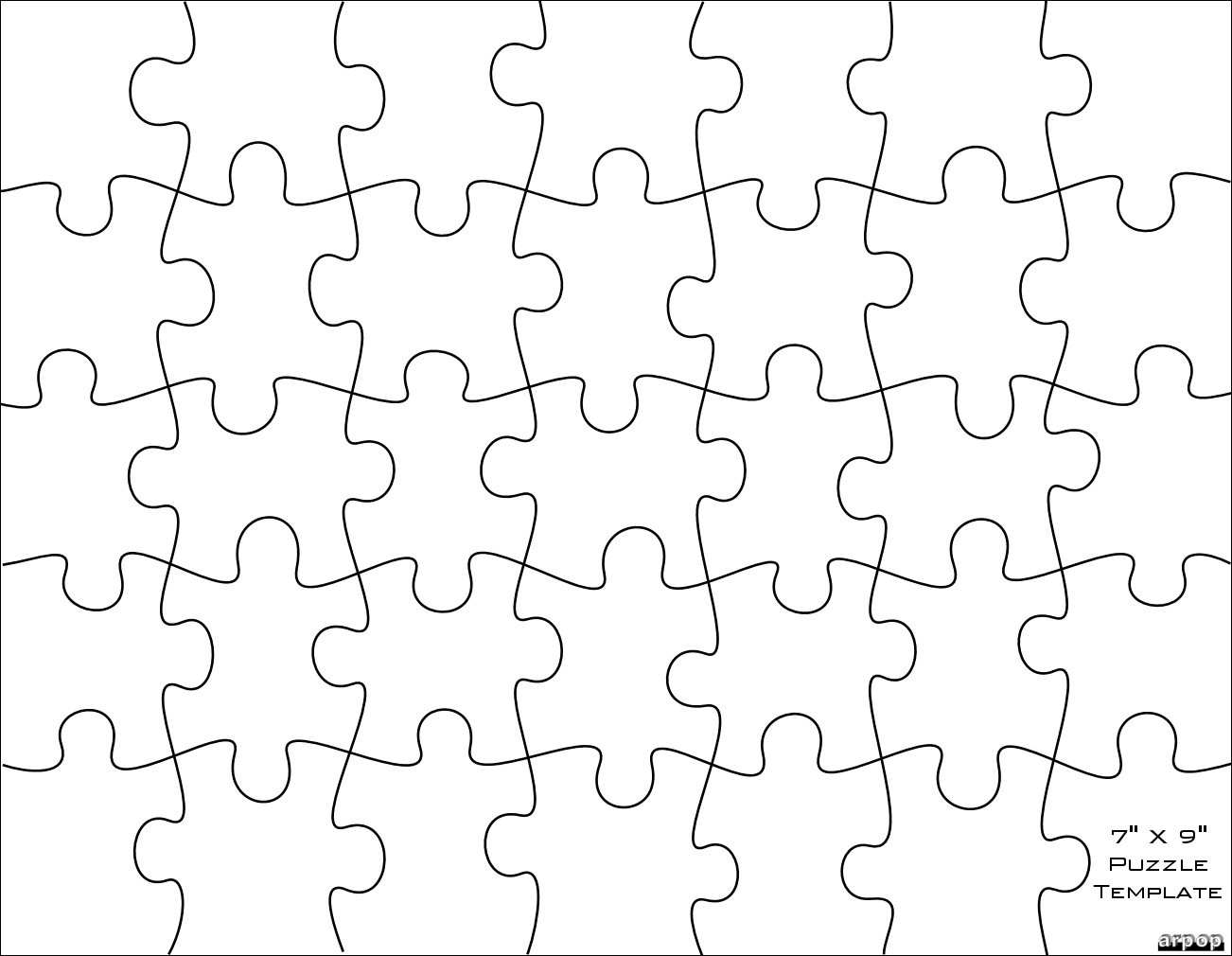 Free Puzzle Template, Download Free Clip Art, Free Clip Art On - Jigsaw Puzzle Maker Free Printable