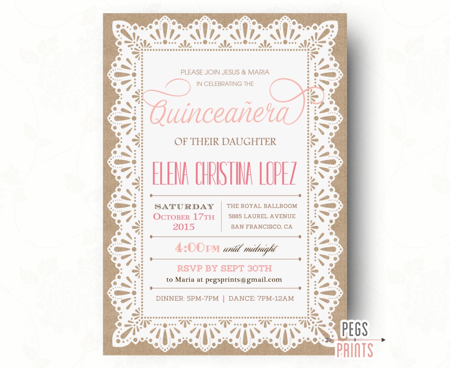 Free Quinceanera Invitation Maker - Tutlin.psstech.co - Free Printable Quinceanera Invitations