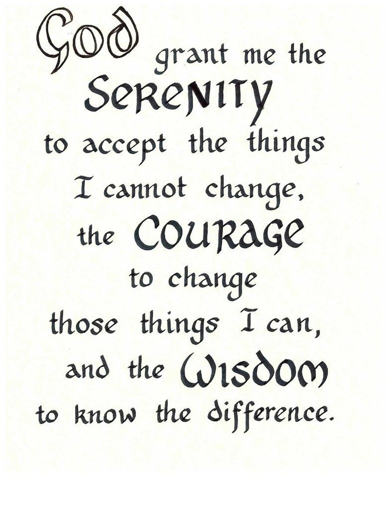 full printable serenity prayer