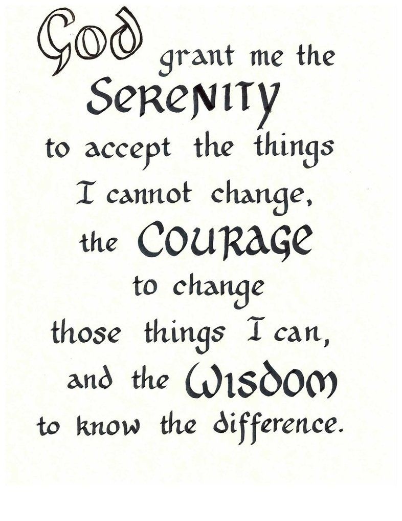 Serenity Coloring Page For Grown Ups This Is A Printable Pdf Free Printable Serenity Prayer