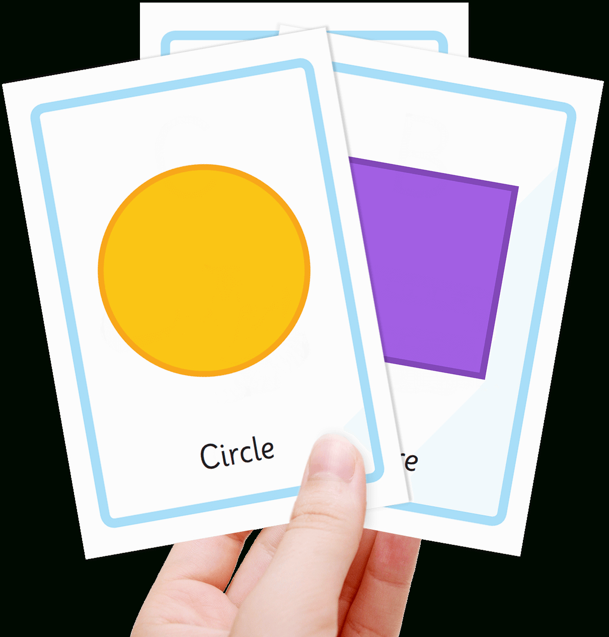 Free Shape Flashcards For Kids - Totcards - Free Printable Flashcards For Toddlers