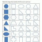 Free Shape Worksheets Kindergarten   Free Printable Shapes Worksheets For Kindergarten