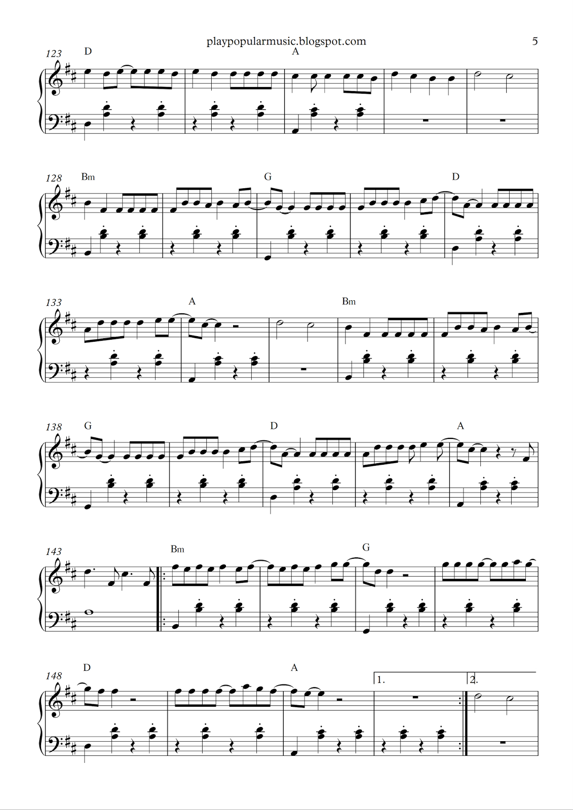Free Sheet Music | Music | Piano Sheet Music, Piano Sheet, Free Piano - Free Printable Sheet Music For Piano