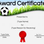 Free Soccer Certificate Maker | Edit Online And Print At Home   Free Printable Soccer Certificate Templates
