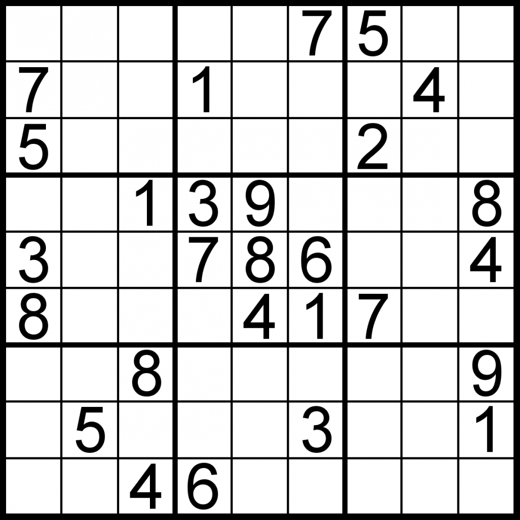 free hard printable sudoku